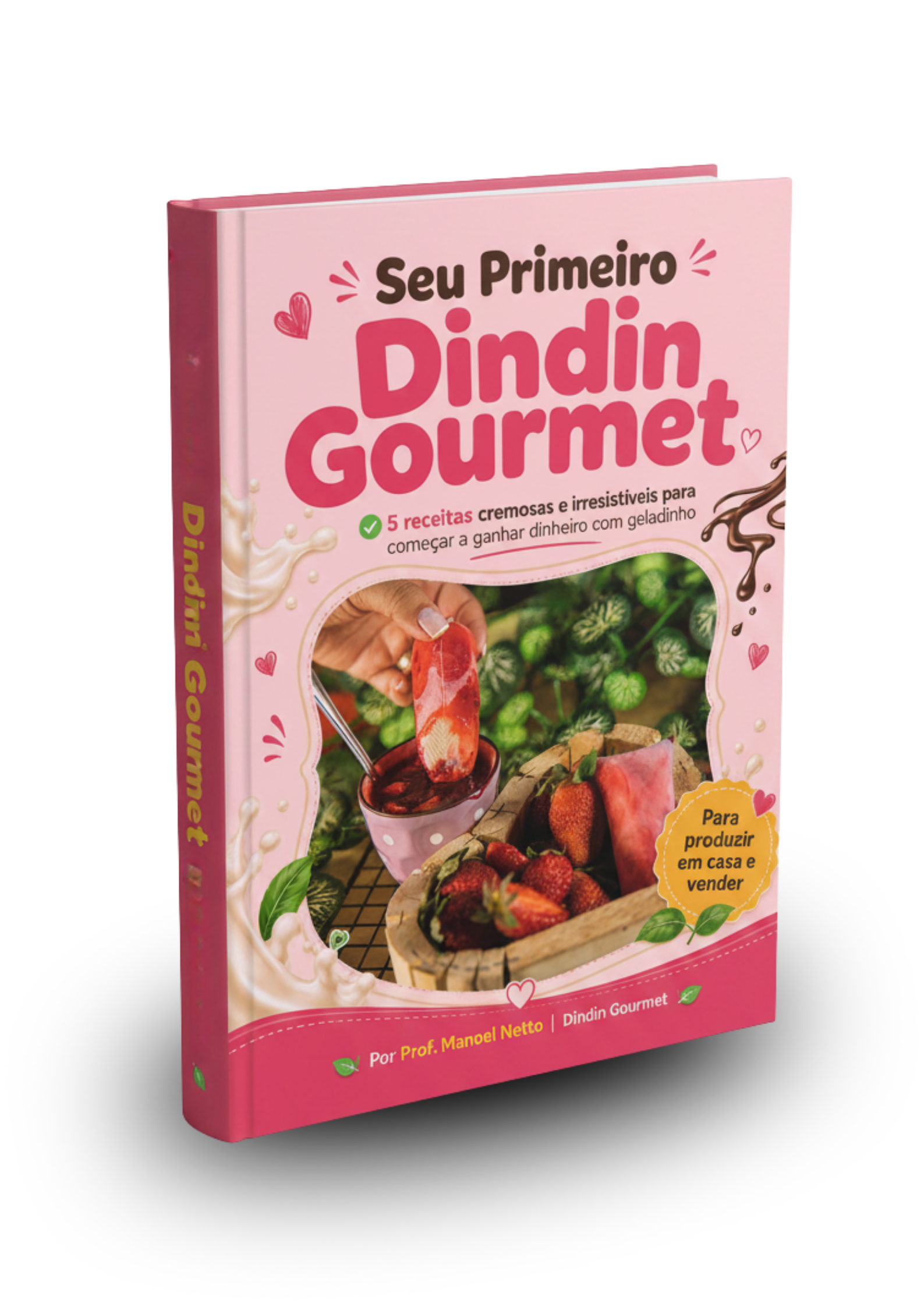 Mockup Ebook Seu Primeiro Dindin Gourmet